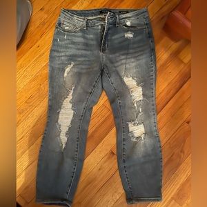 Judy Blue Destroyed Relaxed Fit Jean